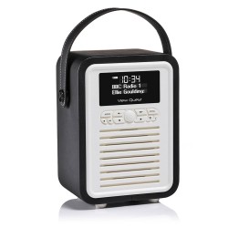 View Quest Retro Radio Mini DAB+ Bluetooth Wekker Black