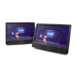 Caliber Draagbare DVD speler Auto Set met 2 Schermen - 10 Inch Scherm - USB - Koptelefoonaansluiting (MPD2010T)
