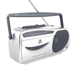 GPO 9401 Draagbare Retro AM/FM Radio & Cassettespeler