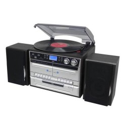 Soundmaster MCD5550SW - Muziekcenter met platenspeler zwart