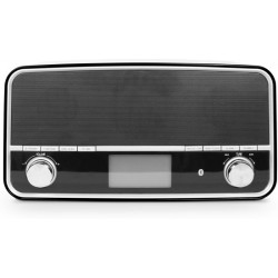 Nikkei NPR450BK Retro radio met Bluetooth Zwart