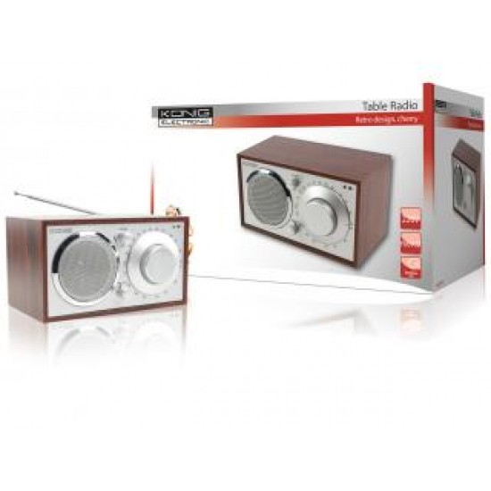 König Hav-tr10 Retro Design Am / Fm Tafelradio Kersen